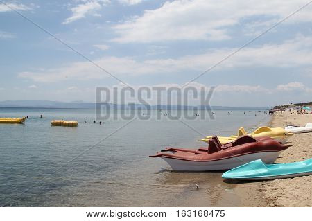 long Sarimsakli Beach in Ayvalik, Balıkesir, Turkey
