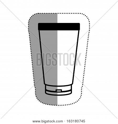 Body cream icon. Spa center healthy lifestyle and care theme. Isolated design. Vector illustration