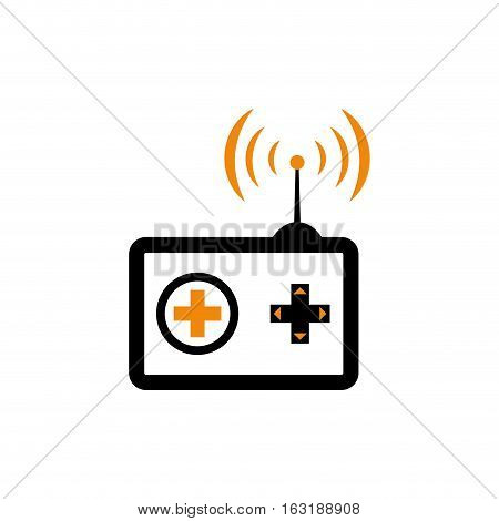 Drone remote control icon vector illustration graphic design