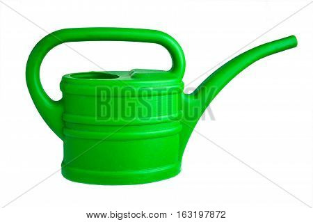 Watering can isolated on a white background