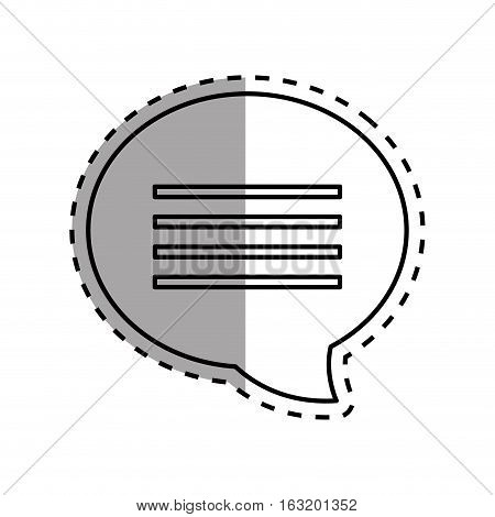 Chat bubble speakbox icon vector illustration graphic design