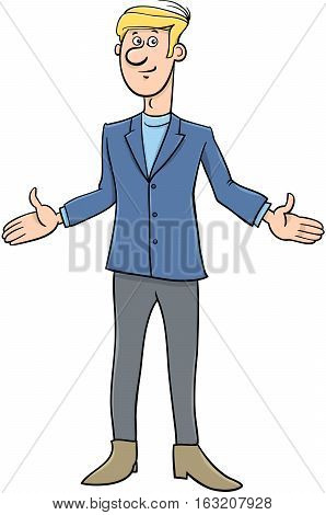 Businessman Cartoon Character