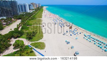South Beach, Miami Beach. Florida. Atlantic Ocean