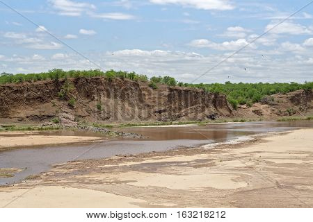 The Letaba River in South Africa