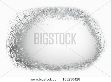 Abstract frame from doodles - layer for photoeditor