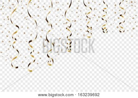 Ribbon Confetti Isolated