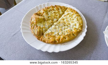Traditional Bulgarian Bread Called Parlenka
