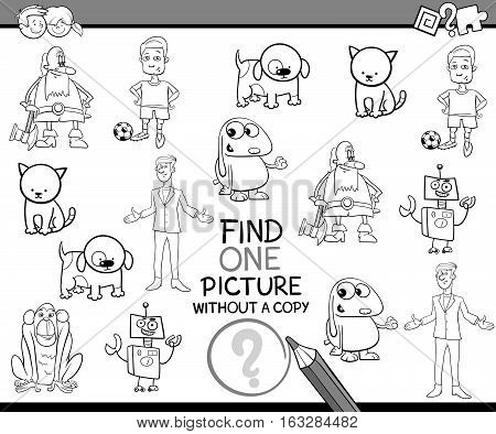 Find Picture Coloring Page