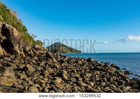 South Molle Island, part of the Whitsunday Islands, is a resort island in the Whitsunday section of the Great Barrier Reef Marine Park in Australia