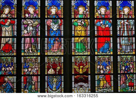 Stained Glass - Catholic Saints