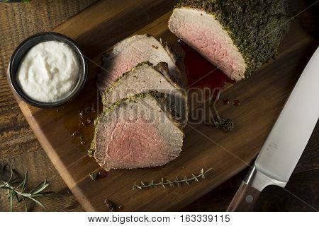Homemade Herb Crusted Roast Beef
