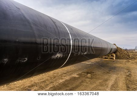Construction Of Gas Pipeline Trans Adriatic Pipeline - Tap In North Greece.