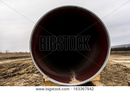 Construction Of Gas Pipeline Trans Adriatic Pipeline - Tap In North Greece.