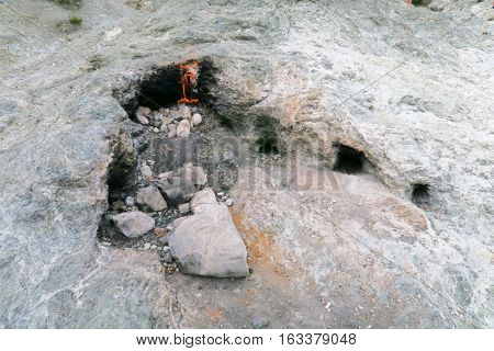 The Eternal Gasflames of Chimera-Yanartas in Cirali-Olympos, Turkey, are Burning since 2.500 Years