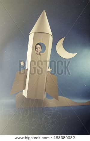 Spaceflight In Paper Rocket