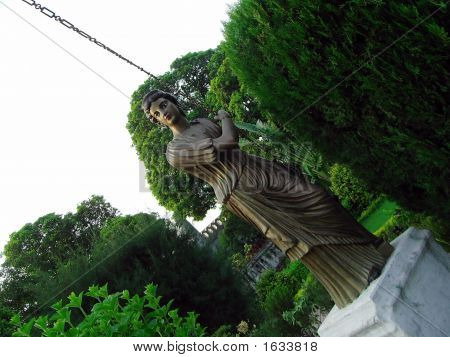 römischen Stil Metall statue
