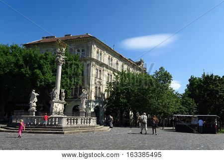 Oldtown of Slovakias Capital Bratislava in Summer