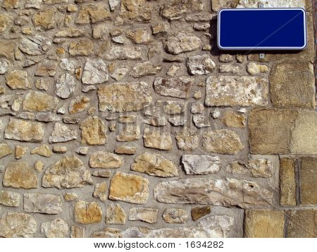 leere Straßenname Platte