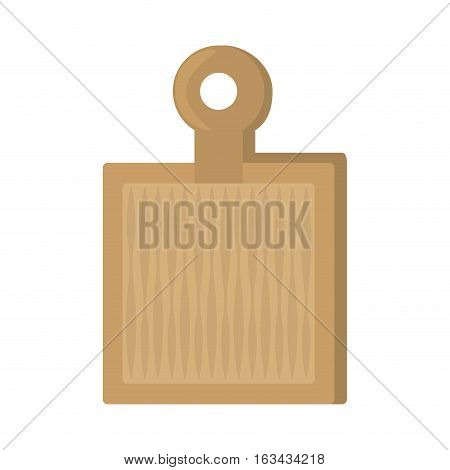 woden cutting board kitchen and cooking utensils vector illustration eps 10