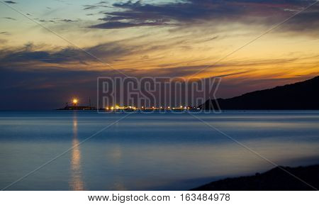 Dramatic Coastal Sunset