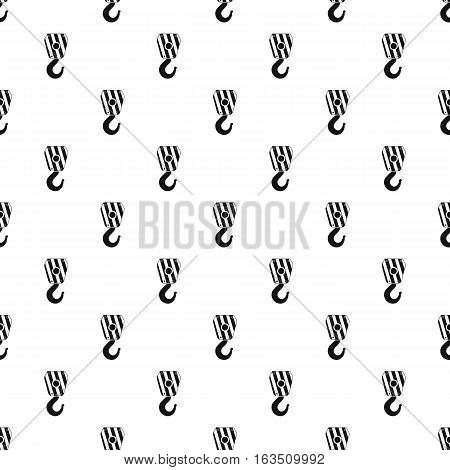 Lifting hook pattern. Simple illustration of lifting hook vector pattern for web