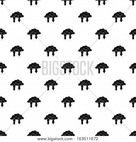 Upload and download data pattern. Simple illustration of upload and download data vector pattern for web