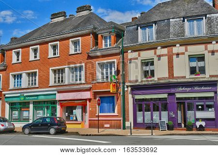 Buchy France - june 23 2016 : the city center