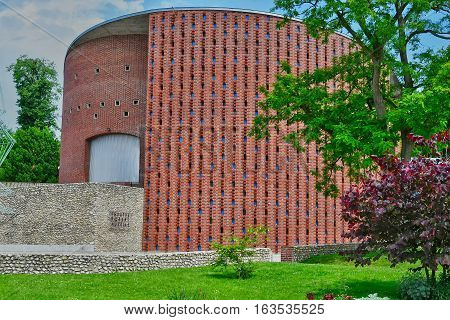 Neufchatel en Bray France - june 23 2016 : the theater