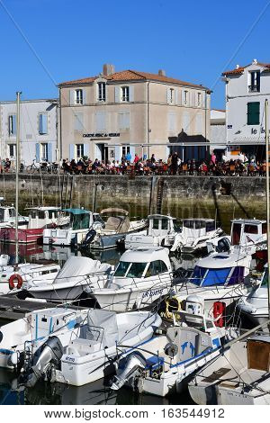 La Flotte France - september 25 2016 : the picturesque port
