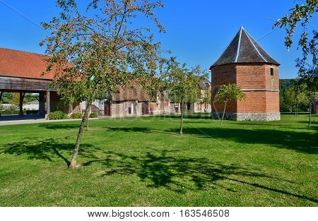 Perriers sur Andelle France - october 4 2016 : the pigeon house of Colmont manor