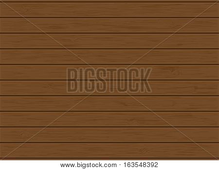 Wooden plank brown texture background, Vector illustration