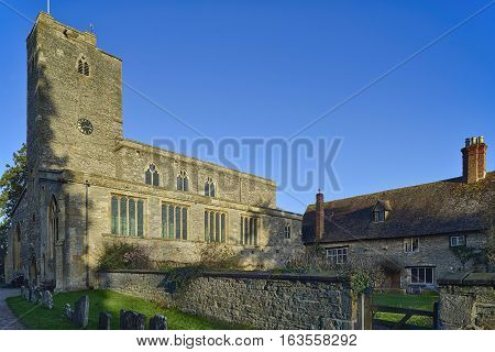 Priory Farmhouse & Priory Church of Saint Mary Deerhurst Tewkesbury Gloucestershire