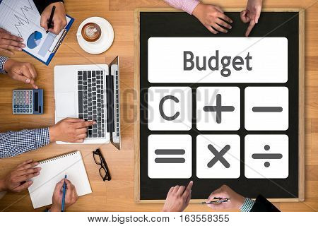 Calculation Business Investment Accounting Banking Budget Calculator ,  Pressing Calculator Buttons