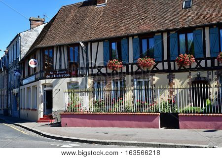 Gournay en Bray France - september 7 2016 : the picturesque city in autumn