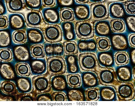 Geometrical abstract pattern. Grune retro ornamental background