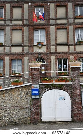 Cailly France - june 23 2016 : the city hall