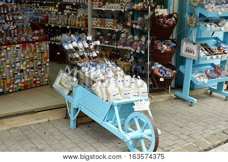 La Flotte France - september 27 2016 : souvenir shop