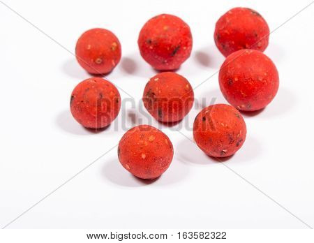 Carp Hook Boilies - Fishing Bait Close Up