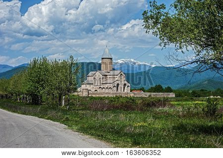 Georgia Kakheti. Alaverdi - monastery and cathedral officially the Cathedral of St. George in the Akhmeta region of Kakheti.