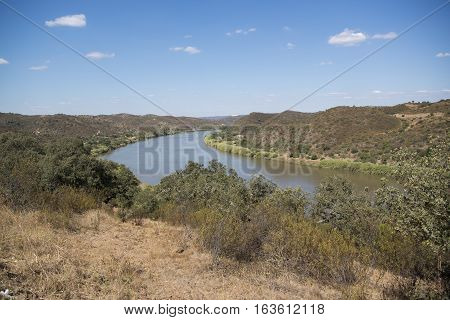 Europe Portugal Algarve Alcoutim Rio Guadiana