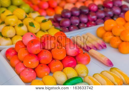 Colorful Marzipan Sweets