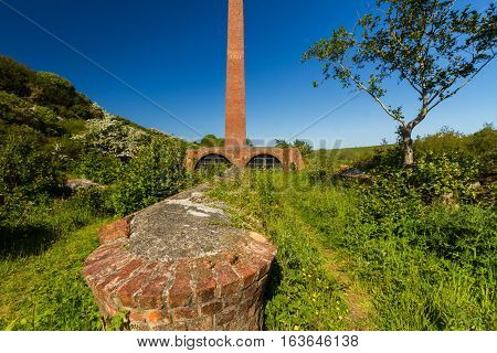 Derelict Cemaes Brickworks, Anglesey