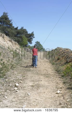Pai e filho caminhadas