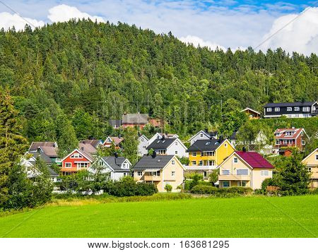 Lommedalen a rural suburbian area half an hours drive outside Oslo the capital of Norway.