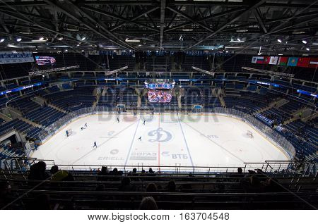 Interior Of Vtb Ice Arena
