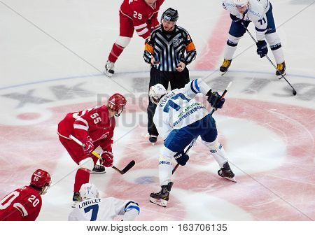M. Aaltonen (55) Vs A. Kitarov (77) On Faceoff