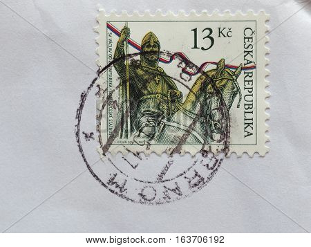 Stamp Of Czech Republic