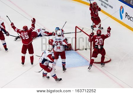 Score Shot In Lokomotiv Gate