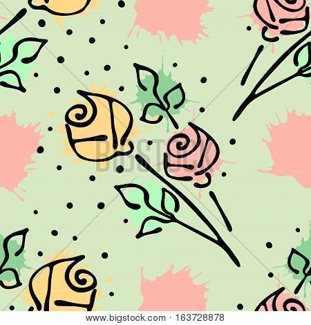 Vector Seamless Pattern, Graphic Illustration