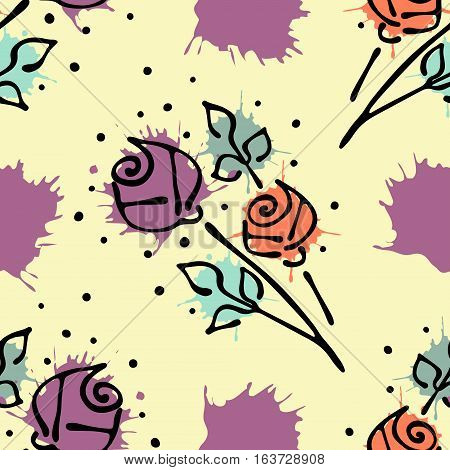 Vector Seamless Pattern, Graphic Illustration